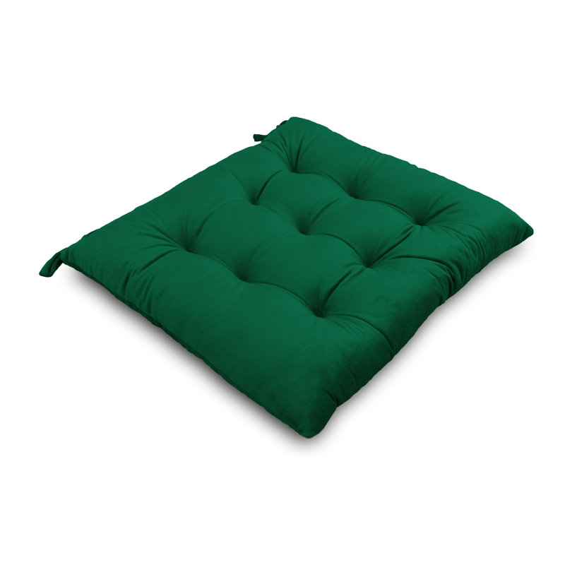 Outdoor 3'' Dining Chair Seat Cushion, Green