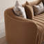 Ariana 83'' Velvet Round Arm Loveseat-665217095-651366591