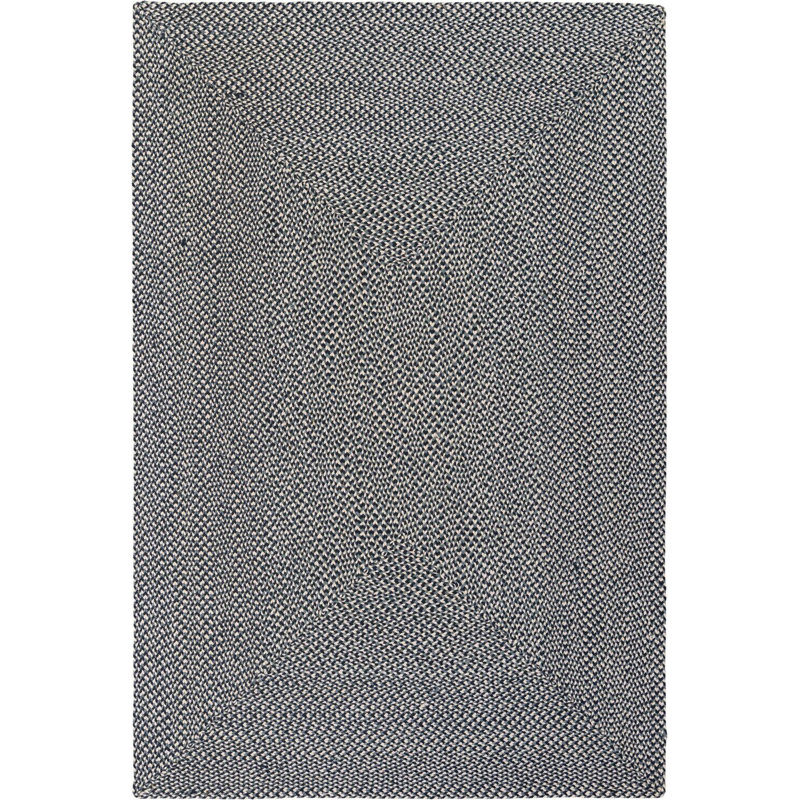 Tapis contemporain bleu Aideen, Rectangle 6 pi 1 po x 9 pi