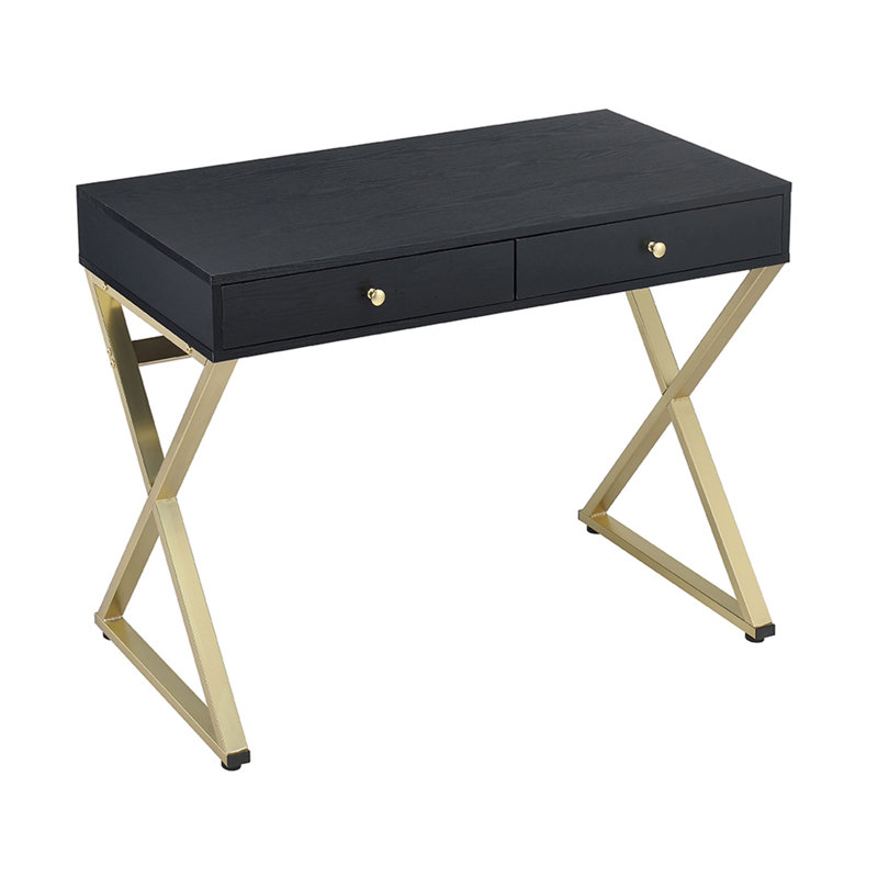 Justine Vanity, Black/Brass