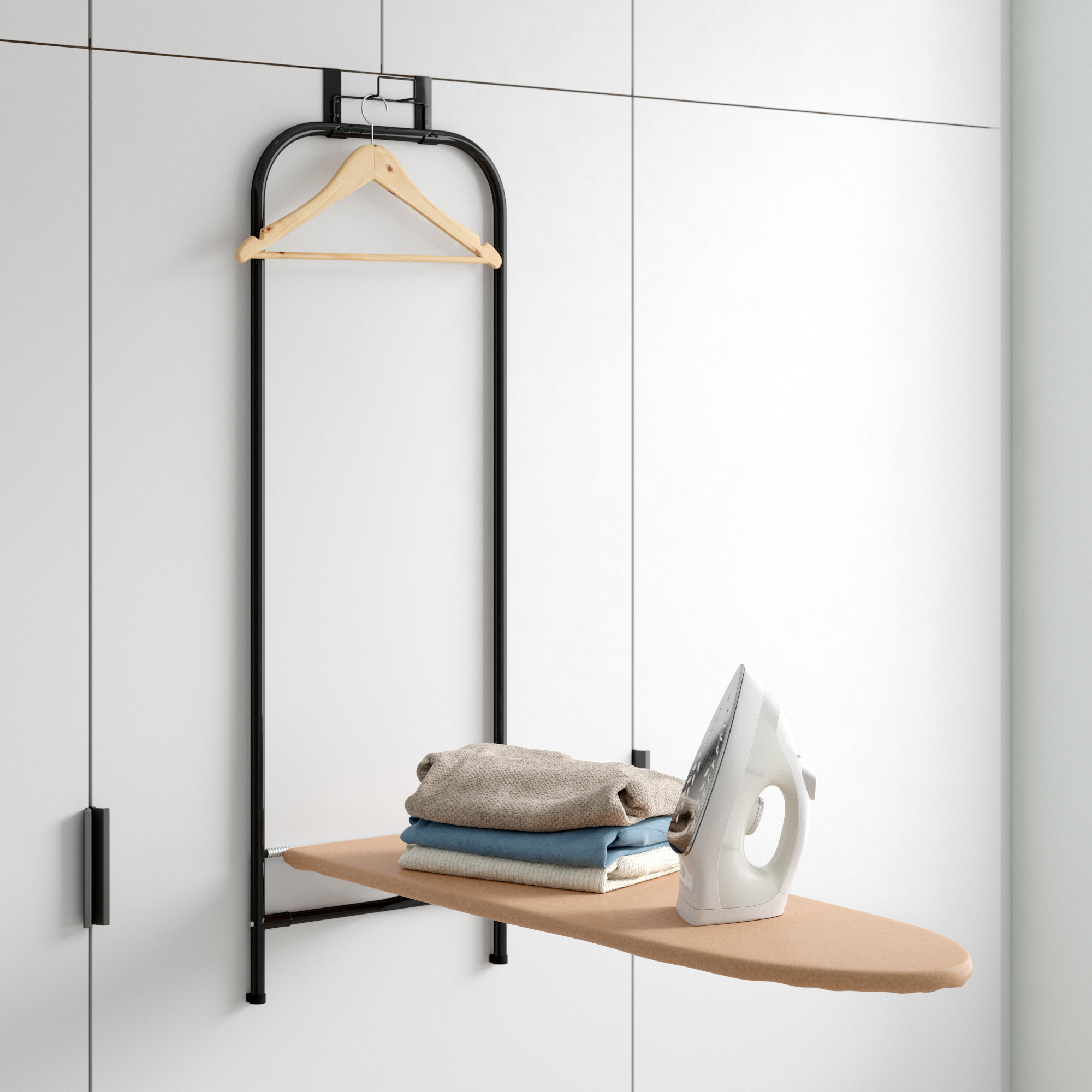 Rebrilliant Oliviah Steel Top Over the Door Ironing Board & Reviews | Wayfair