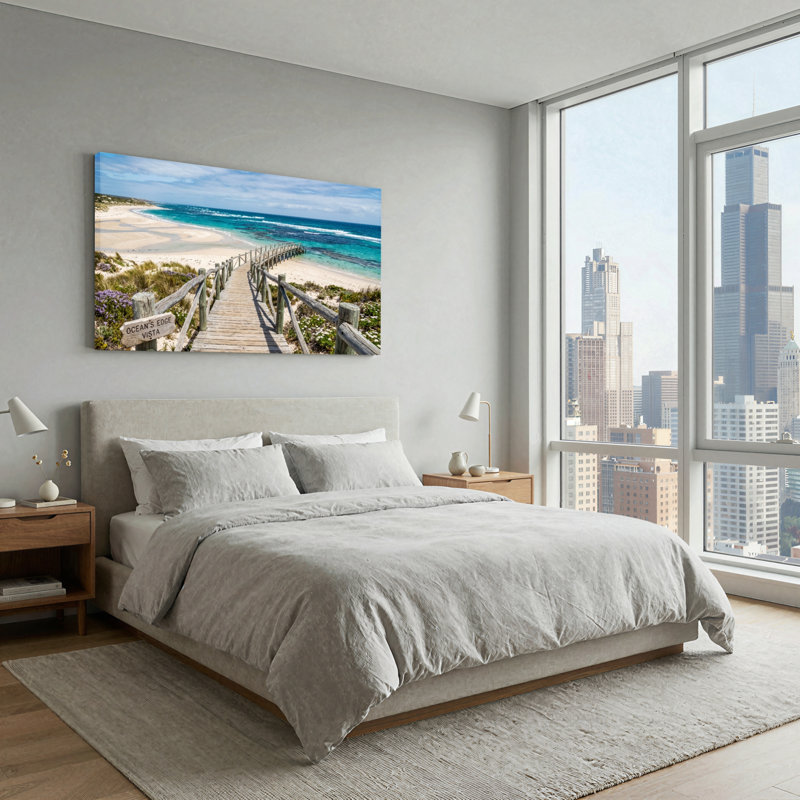 «Ocean Vista», reproduction d'art sur toile, ensemble de 1, 4824