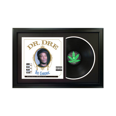 Dr. Dre "The Chronic" Framed Record with Black Mat