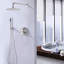 Matte Black 10" Shower Head Pair: Rain And Handheld, Brass For A Comfortable Bathroom Showering Experience An Enjoyable Bath-125221904