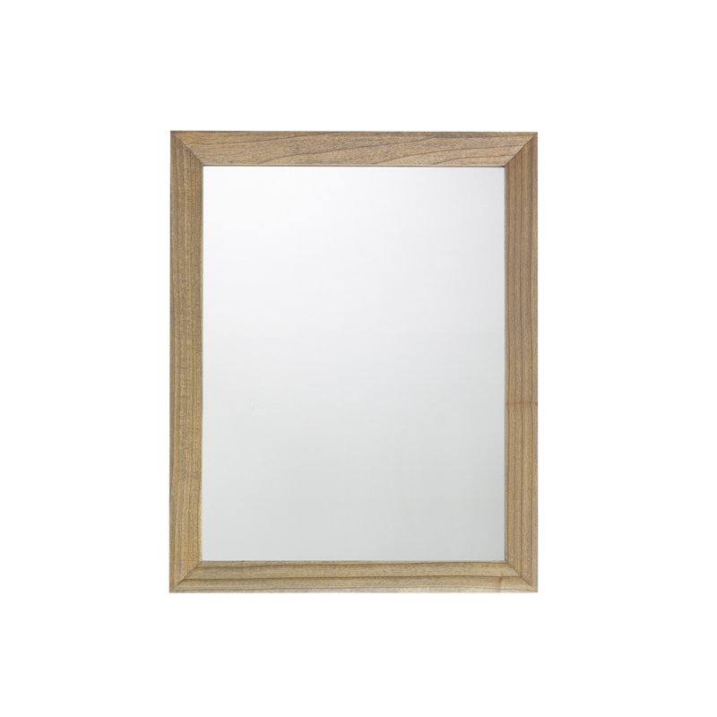 Merapi Solid Wood Wall Mirror, 100 cm H x 80 cm W x 3 cm D