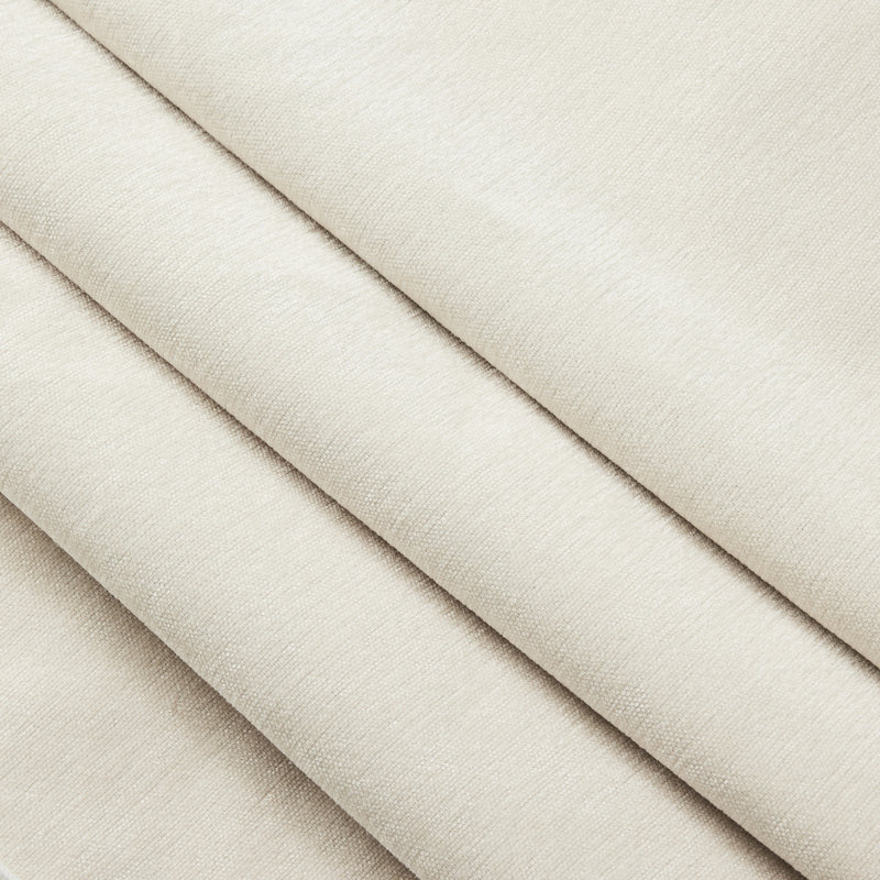 Élégant 3 avec 3 repose-pieds, chenille crème, idéal pour le salon Home Cinéma confortable en chenille, assise
