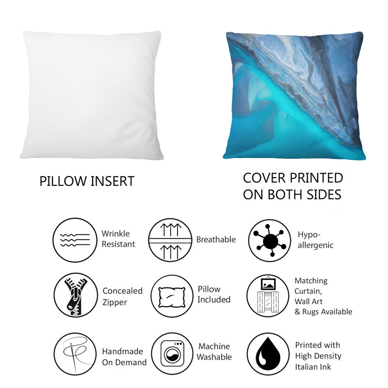 Abstract Throw Pillow
