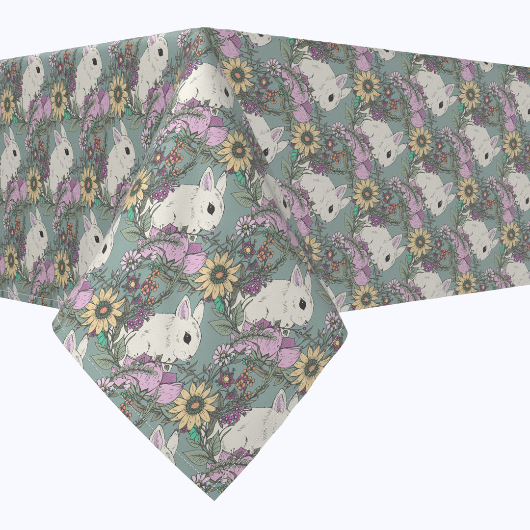 Victor Floral Easter Tablecloth Rosalind Wheeler