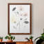 Toile encadrée de qualité supérieure Blush & Black Wildflowers II - prête à être accrochée-1995823553-1995823566