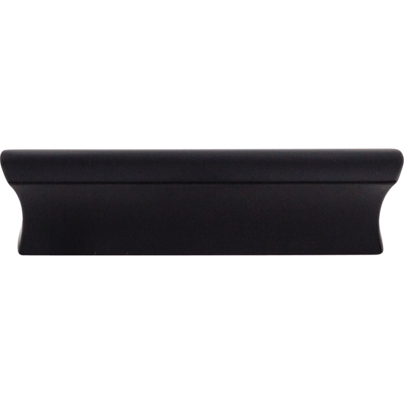 Glacier 3" Center to Center Finger pull, Black, 3" Center to Center