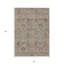 Tapis d'intérieur et d'extérieur lavable taupe brun et gris 5 pi x 8 pi