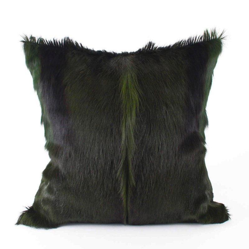 Springbok Accent Pillow by Outpost Original, 17" x 17", Emerald Green