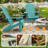 Outdoor Adirondack Chair set of 2 with Cup Holder All-Weather HIPS Patio Chairs for Lawn, Garden, Fire Pit, Backyard-1793447255
