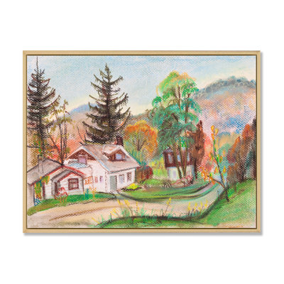 " White Houses In The Countryside "