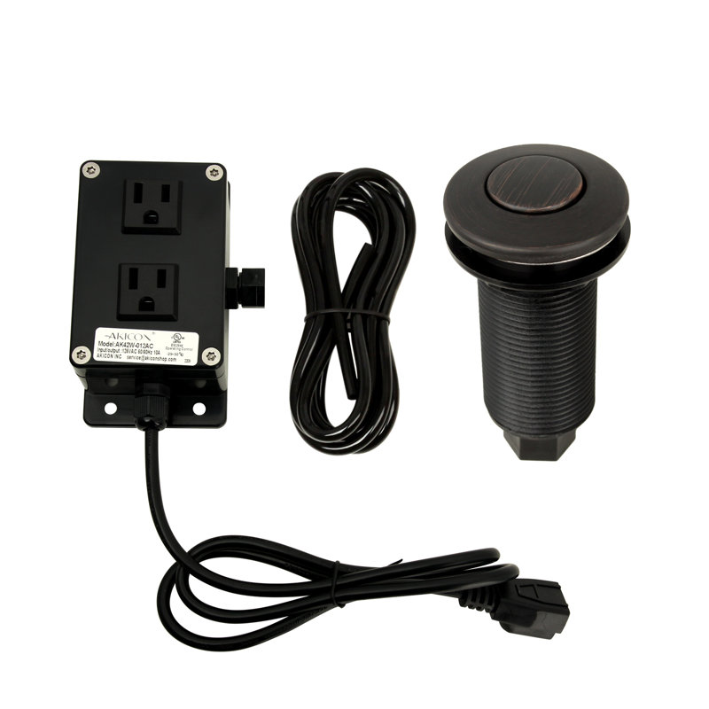 Garbage Disposal Kitchen Air Switch, Oil Rubbed Bronze