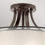 Ausma Glass Semi Flush Mount