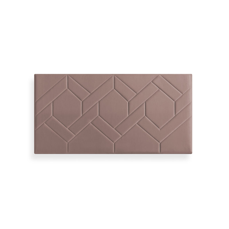 Upholstered Headboard, Salmon, Single (3')