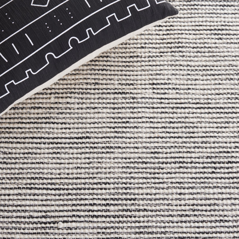 Dessiree Hand Woven Wool And Cotton Rug, Square 6'
