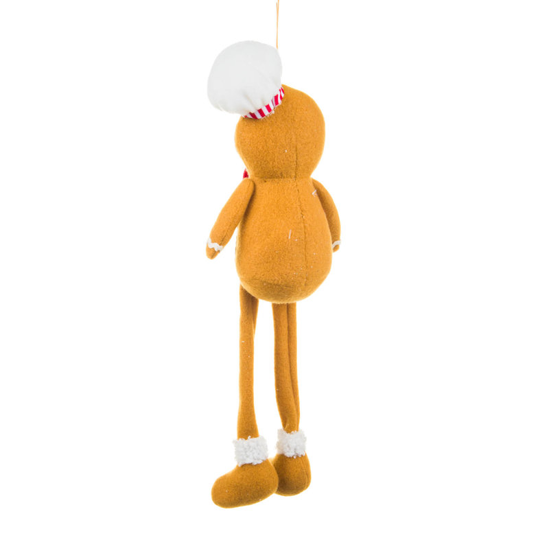 «Hanging Brown Chef Gingerbread Man» suspendu