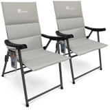 SUNMER Padded Folding Garden Chairs
