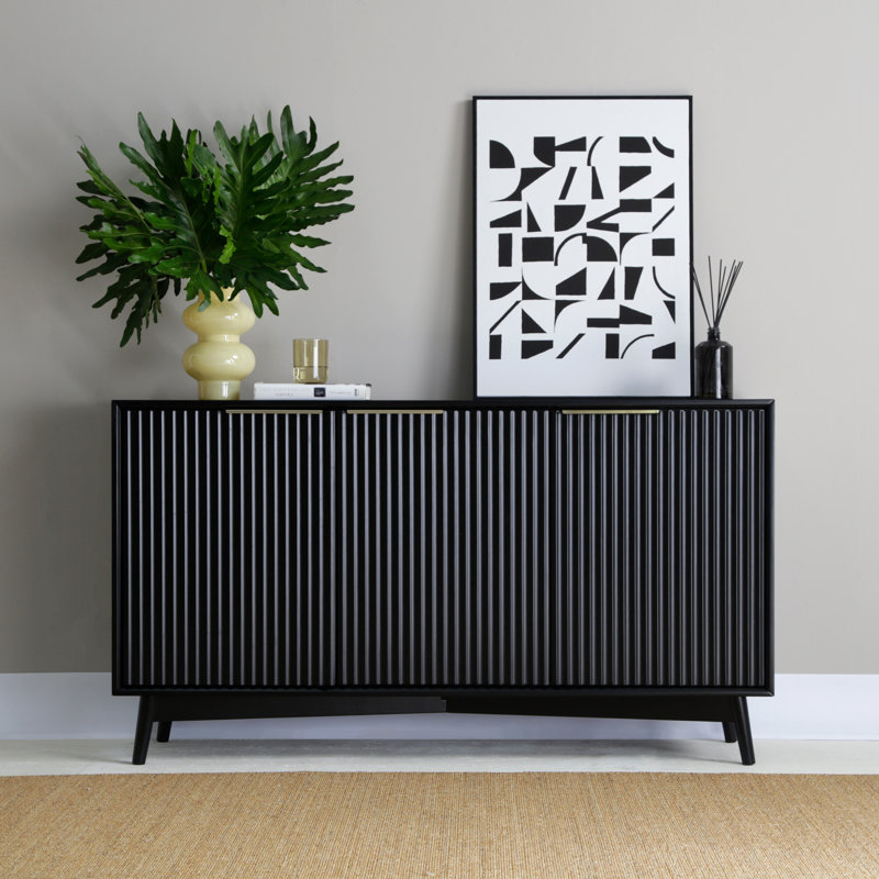 138.5cm Sideboard, Black