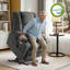Fauteuil inclinable électrique à deux moteurs avec appui-tête réglable, massage par vibration et chauffage-630948236