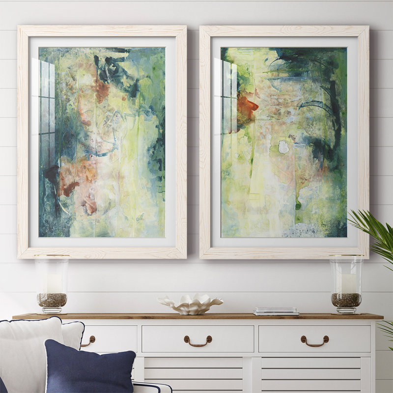 «Nature's Elements I», reproduction de photo sur toile 2 pièces, Blanc, H 27,5 po x l 75 po x P 1,5 po