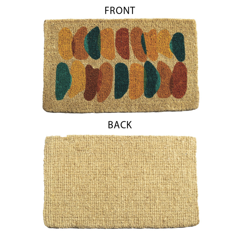 Painter''s Palette Coir Door Mat