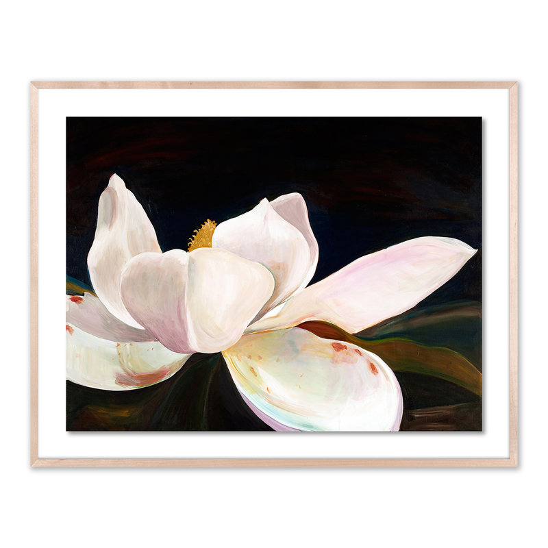 Dancer Print by JR Rapier, Natural, 38" H x 48" W x 2.5" D