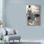 « art déco lady avec chien », reproduction d’impression sur toile tendue-33416985