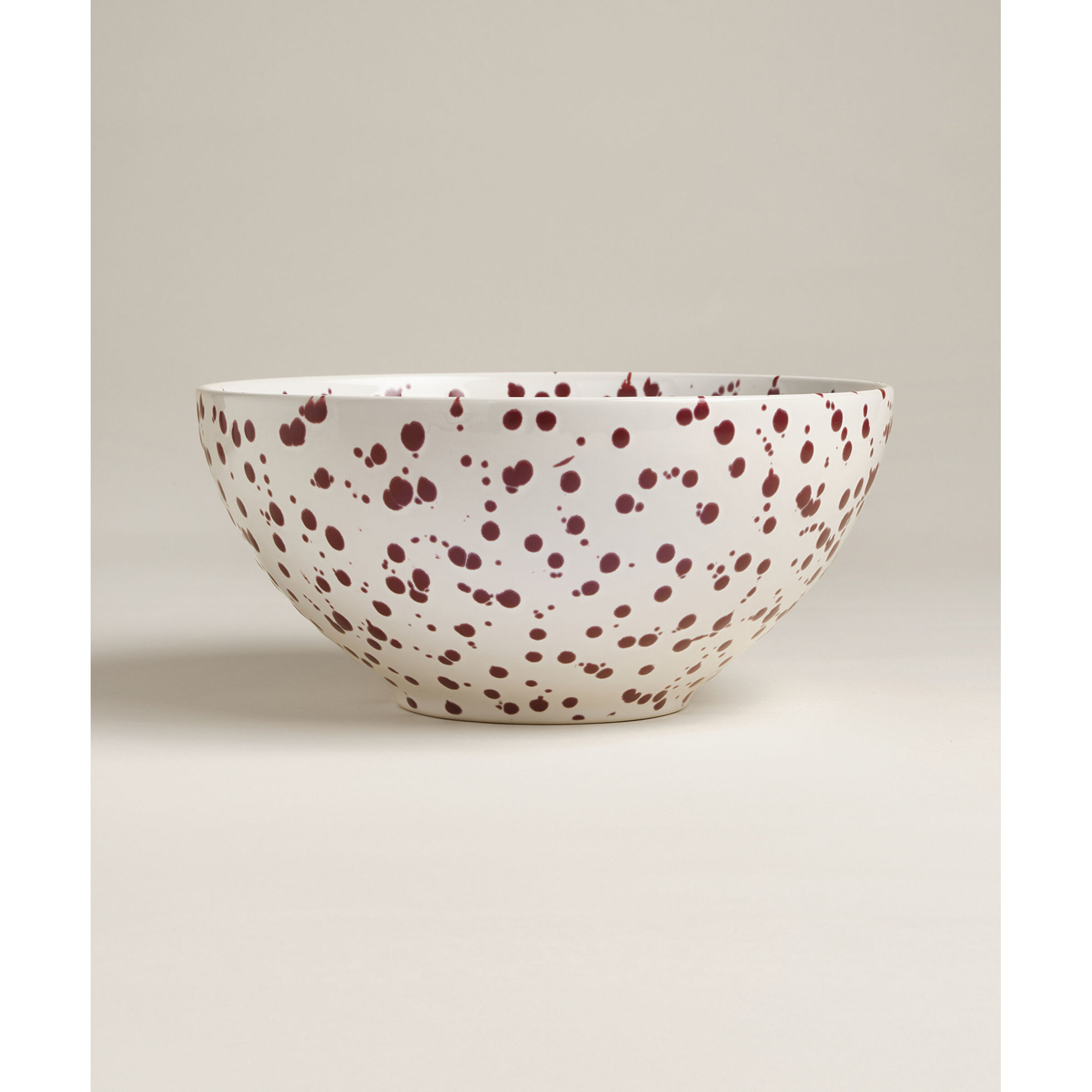 Year & Day Splatter Serving Bowls, Purple
