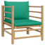 Canapé modulaire d'extérieur avec coussins 24,8 po Prestwick-1010302065