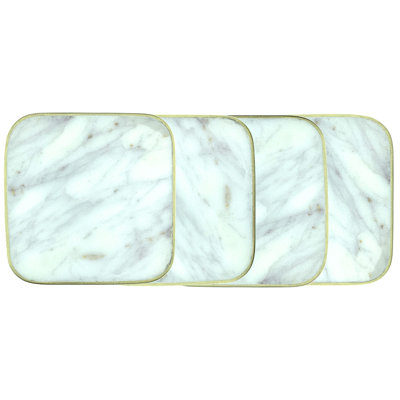 Canvas Home Verona Marble Coaster Set