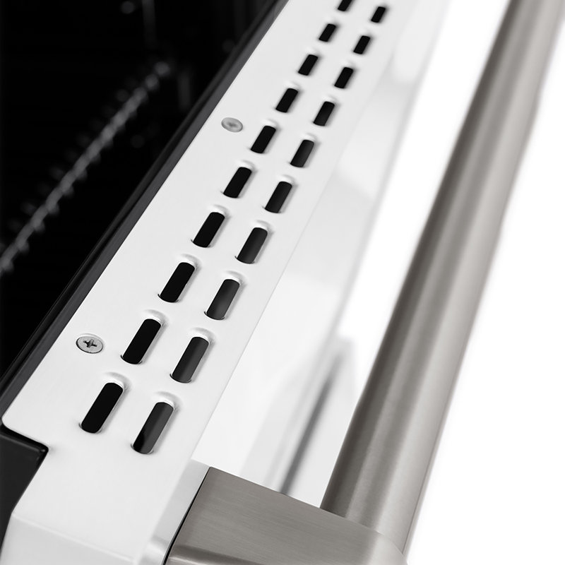 ZLINE 30 in. 4.2 cu. ft. Paramount Gas Range W/ 4 Burner DuoPro Cooktop and Convection Gas Oven W/ White Matte Door