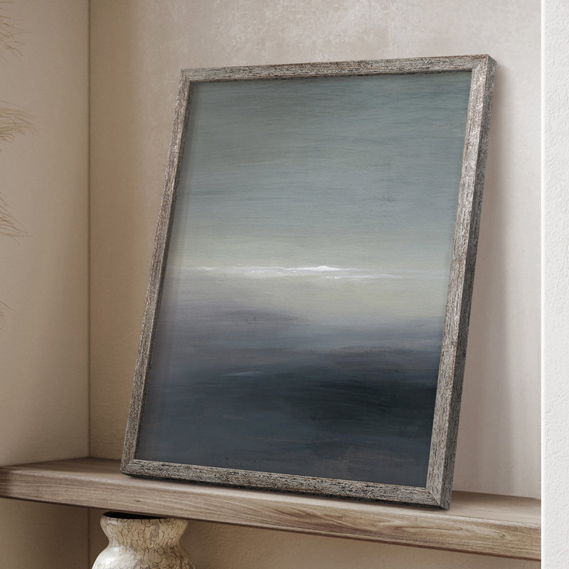 Reproduction encadrée Windy Moor II - bois massif, H 11 po x l 9 po