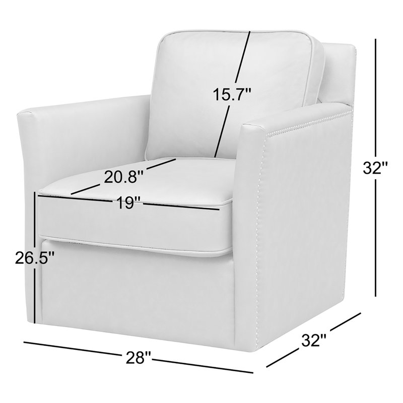 Draken Upholstered Swivel Accent Chair