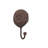 Rustic Carved Cast Iron Owl Wall Hook