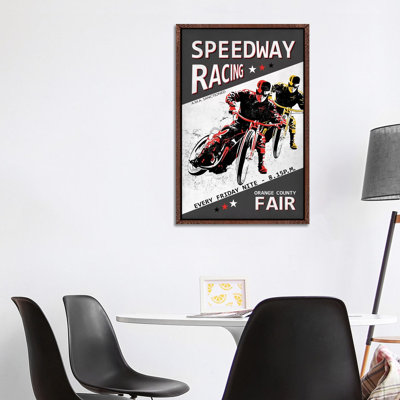Speedway Racing OC Fair 1 Piece Wall Art on Canvas