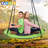 40 inch Oxford Cloth Web/Saucer Swing with Chains-58612589
