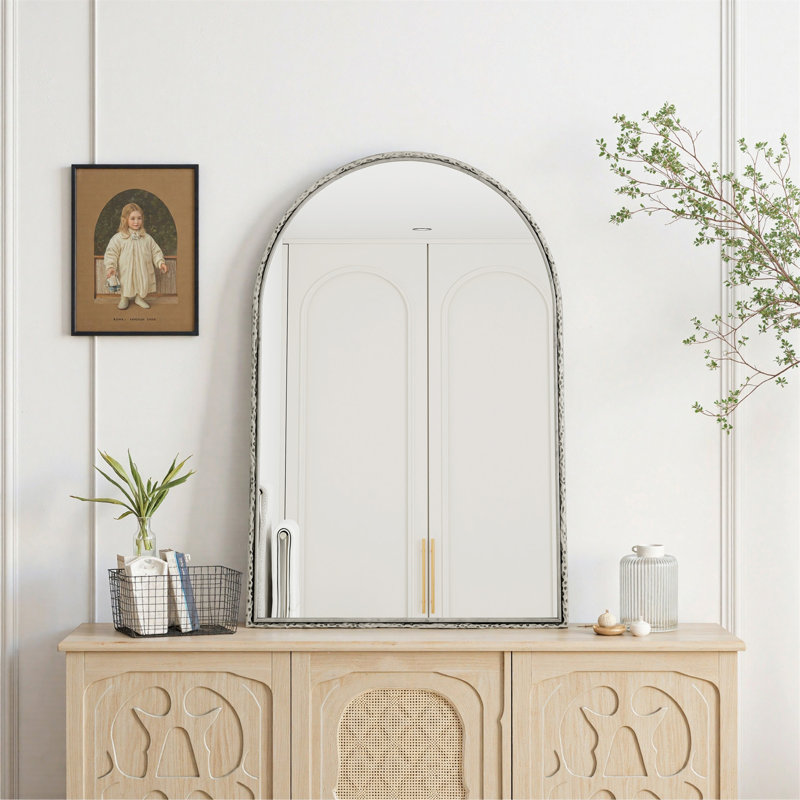 Miroir arqué (miroir inclus seulement), Argent argent