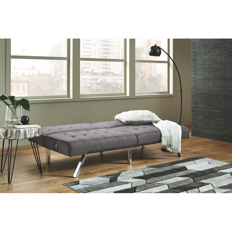 Carrye Twin 71'' Upholstered Convertible Sofa