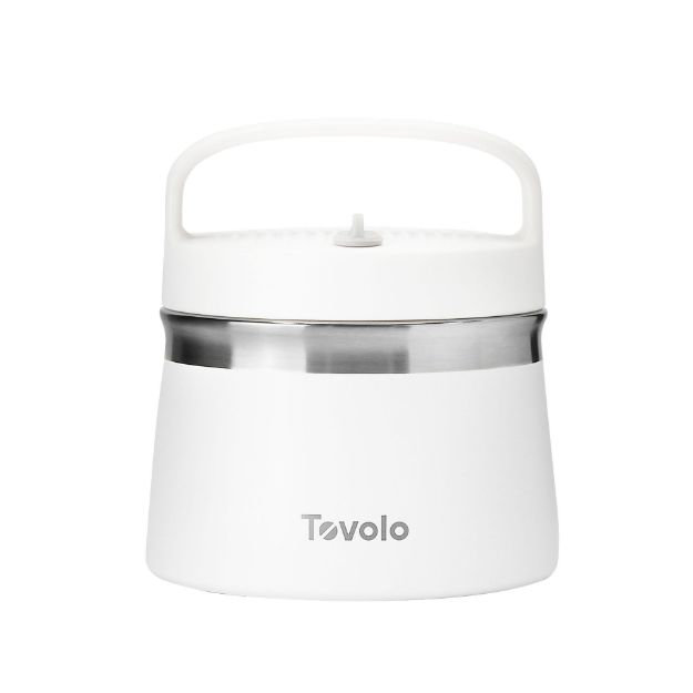 Tovolo Stainless Steel Insulated Food Traveler, , White