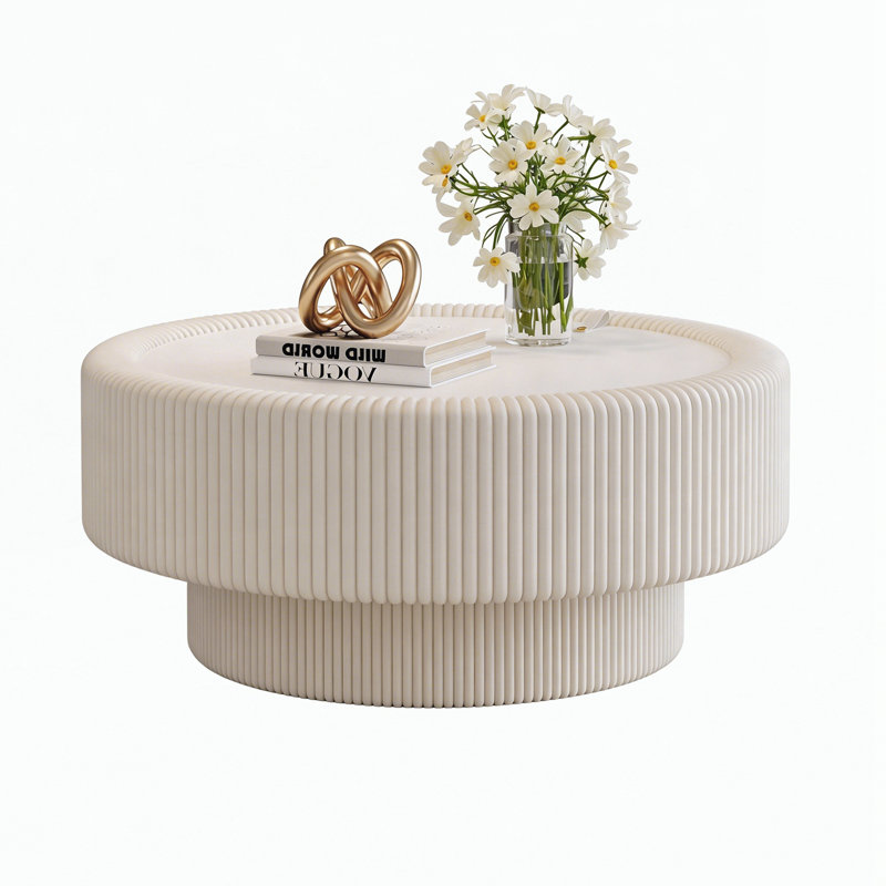 Table basse 31,5 po, Blanc