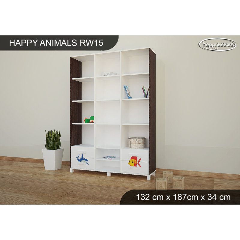 187cm H X 132cm W Kids Bookcase, Wenge Chestnut