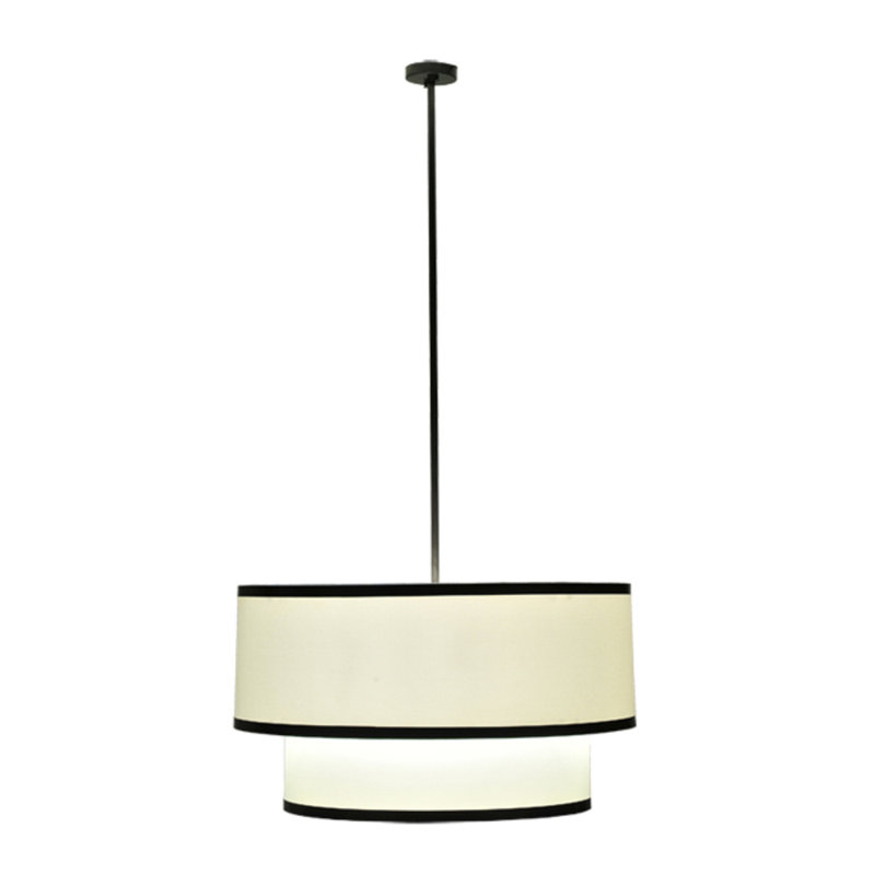 Zackrey 3 - Light Steel Dimmable Chandelier