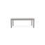 Table basse d'extérieur 24 po x 48 po en polymère rustique-109664994