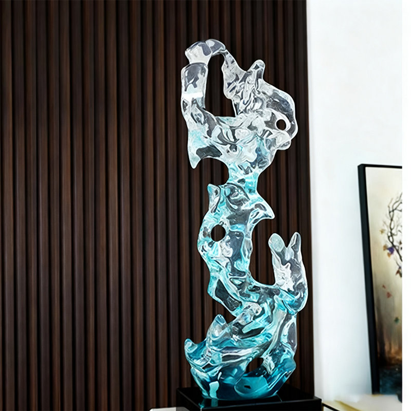 Objet décoratif moderne en résine