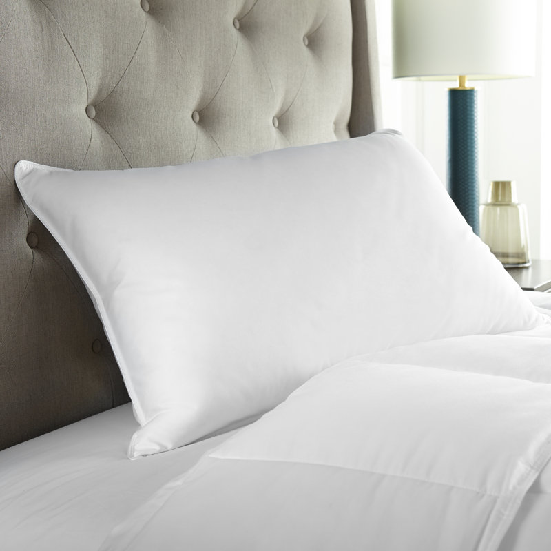 Downlite  Chamber Goose Down & Feather Medium Soft Pillow - White Goose Down Blend, Used in Fine Hotels, King
