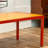 American style metal frame desk