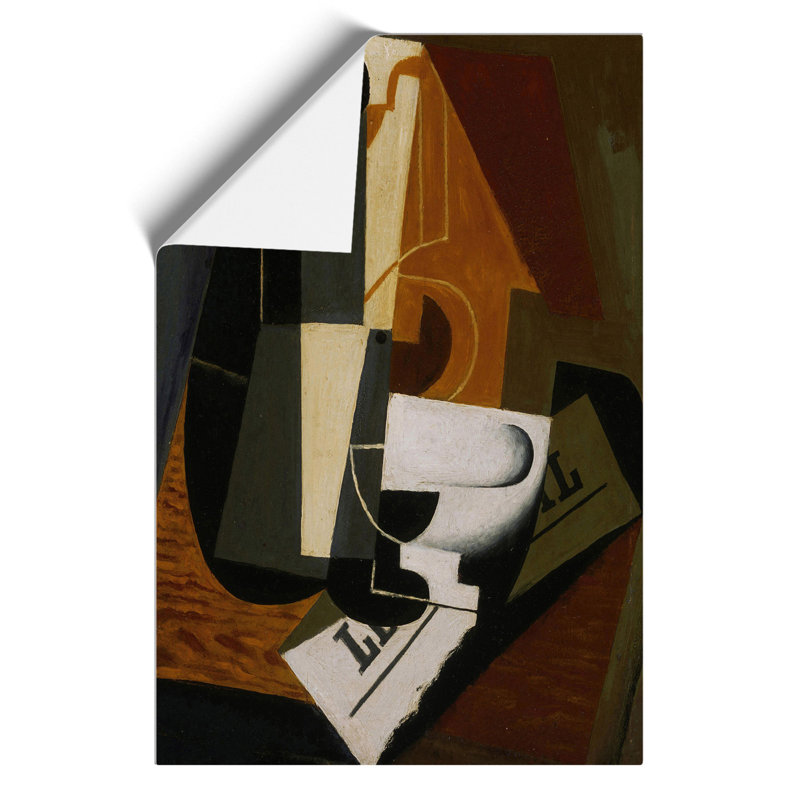 Coffeepot by Juan Gris - No Frame Painting, 42cm H x 30cm W x 0.1cm D